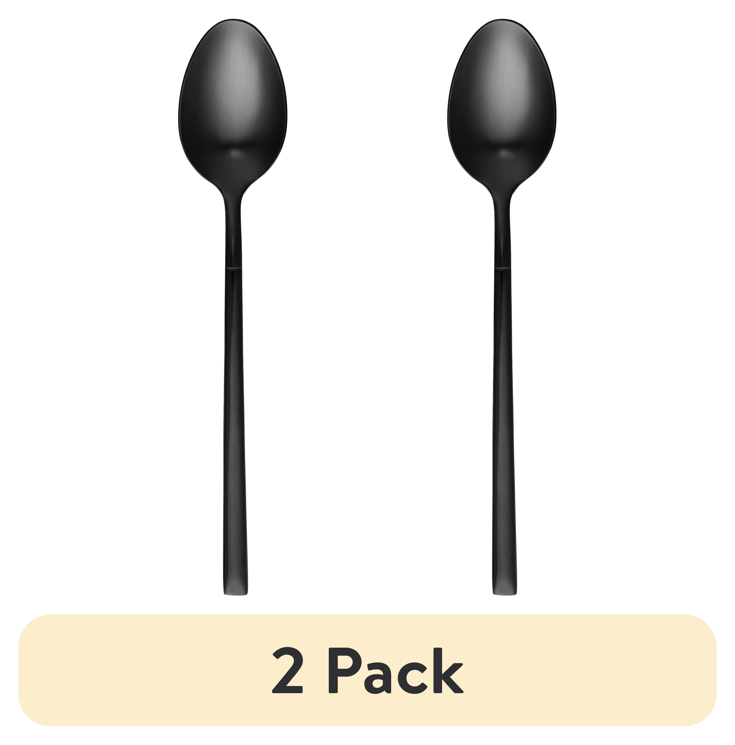 (2 pack) Thyme & Table Arden Black Stainless Steel Dinner Spoon