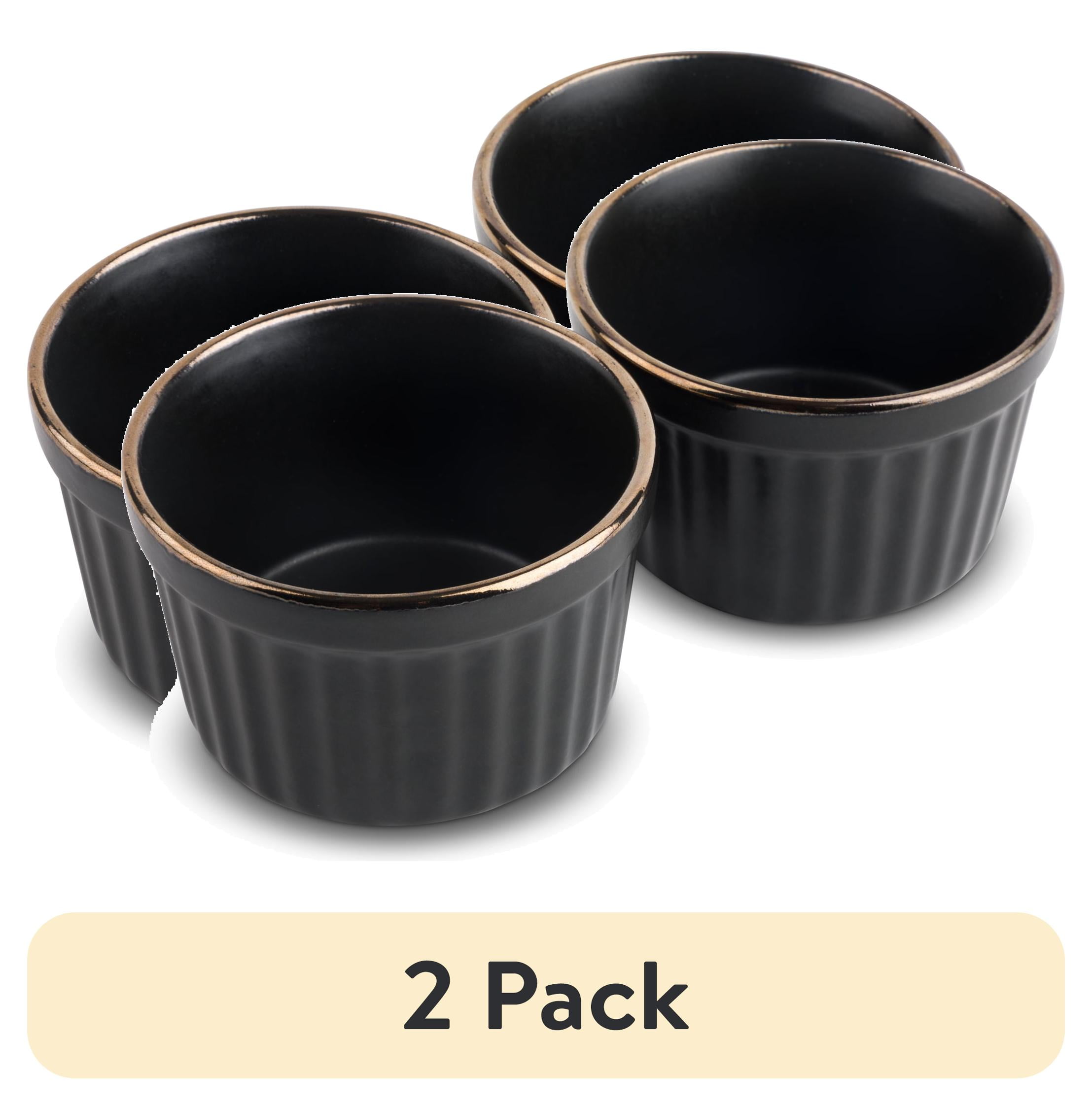 (2 pack) Thyme & Table 2-Piece Ramekin Set - Onyx