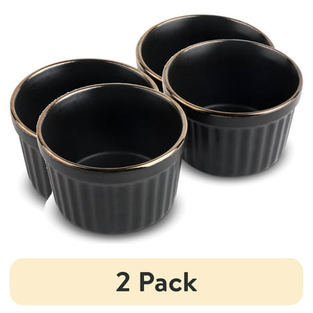 (2 pack) Thyme & Table 2-Piece Ramekin Set - Onyx