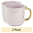 thumbnail interactive-video image 1 of (2 pack) Thyme & Table 16 fl oz Gold Stars Ceramic Coffee Mug, 1 of 7
