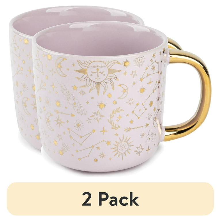 10 oz coffee mugs bulk Ceramic Stackable Coffee Cups, Set of 6