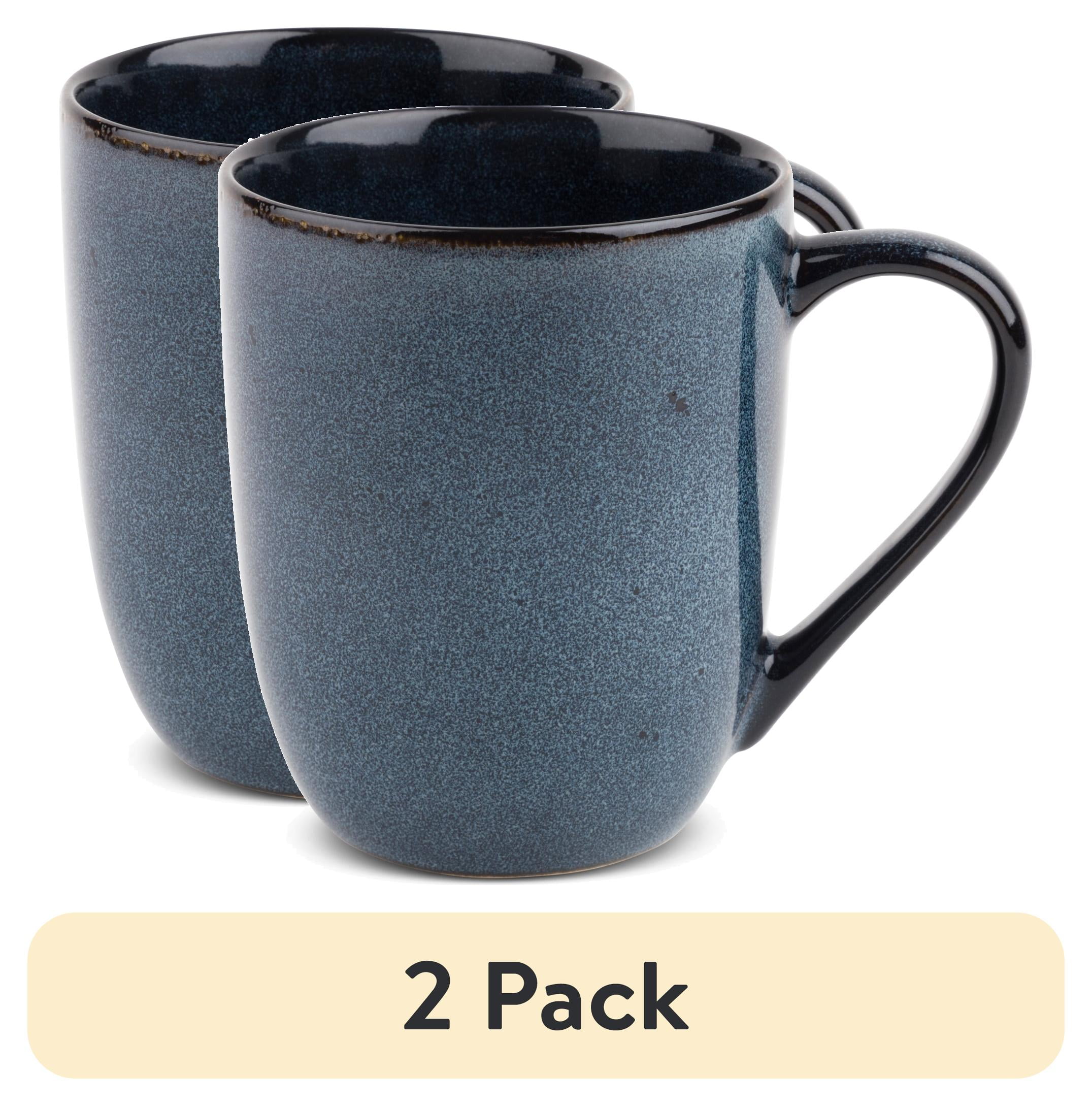 (2 pack) Thyme & Table 17 fl oz Atlantic Blue Stoneware Mug