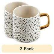 (2 pack) Thyme & Table Stoneware Mug, Dot