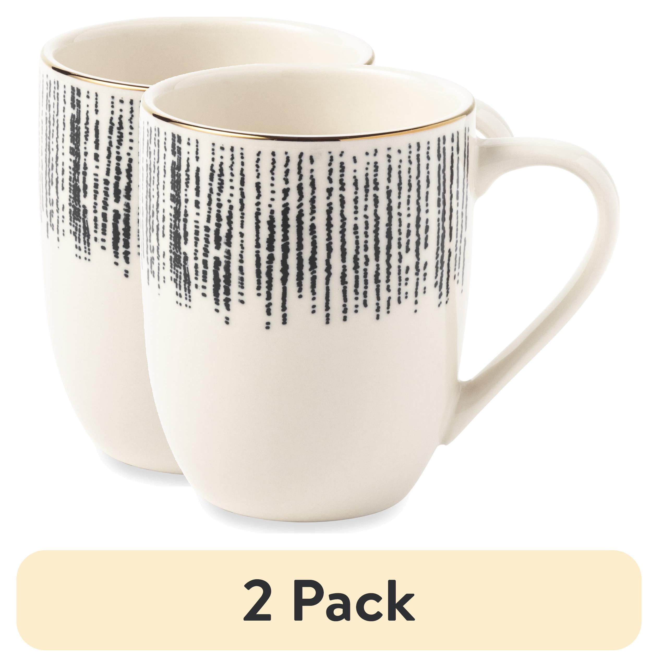 (2 pack) Thyme & Table 15 fl oz Riley Stoneware Mug