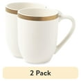 thumbnail interactive-video image 1 of (2 pack) Thyme & Table 15 fl oz Everest Cream Mug, 1 of 7