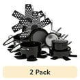 thumbnail image 1 of (2 pack) Thyme and Table 12 Piece Nonstick Aluminum Cookware Set, Gunmetal, 1 of 19