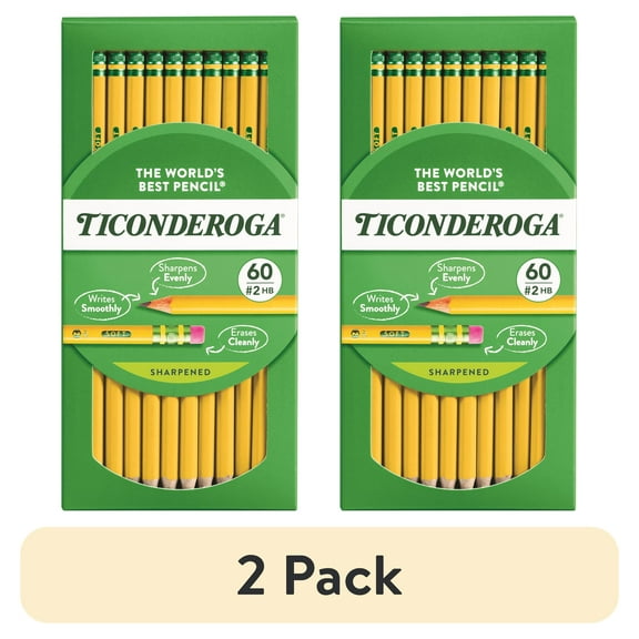 Ticonderoga Premium Wood Pencils,  #2 Lead