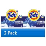 2 pack Tide Plus Powder Laundry Detergent 89 Loads 144 oz