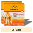 thumbnail image 1 of (2 pack) Tiger Balm Pain Relieving Patch, 5 Count, Relieves Backaches, Strains, Sore Muscles, and Sprains, 1 of 8