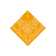 (2 pack) Time and Tru Women's Western Star Bandana, Yellow Dust, One Size Fits Most