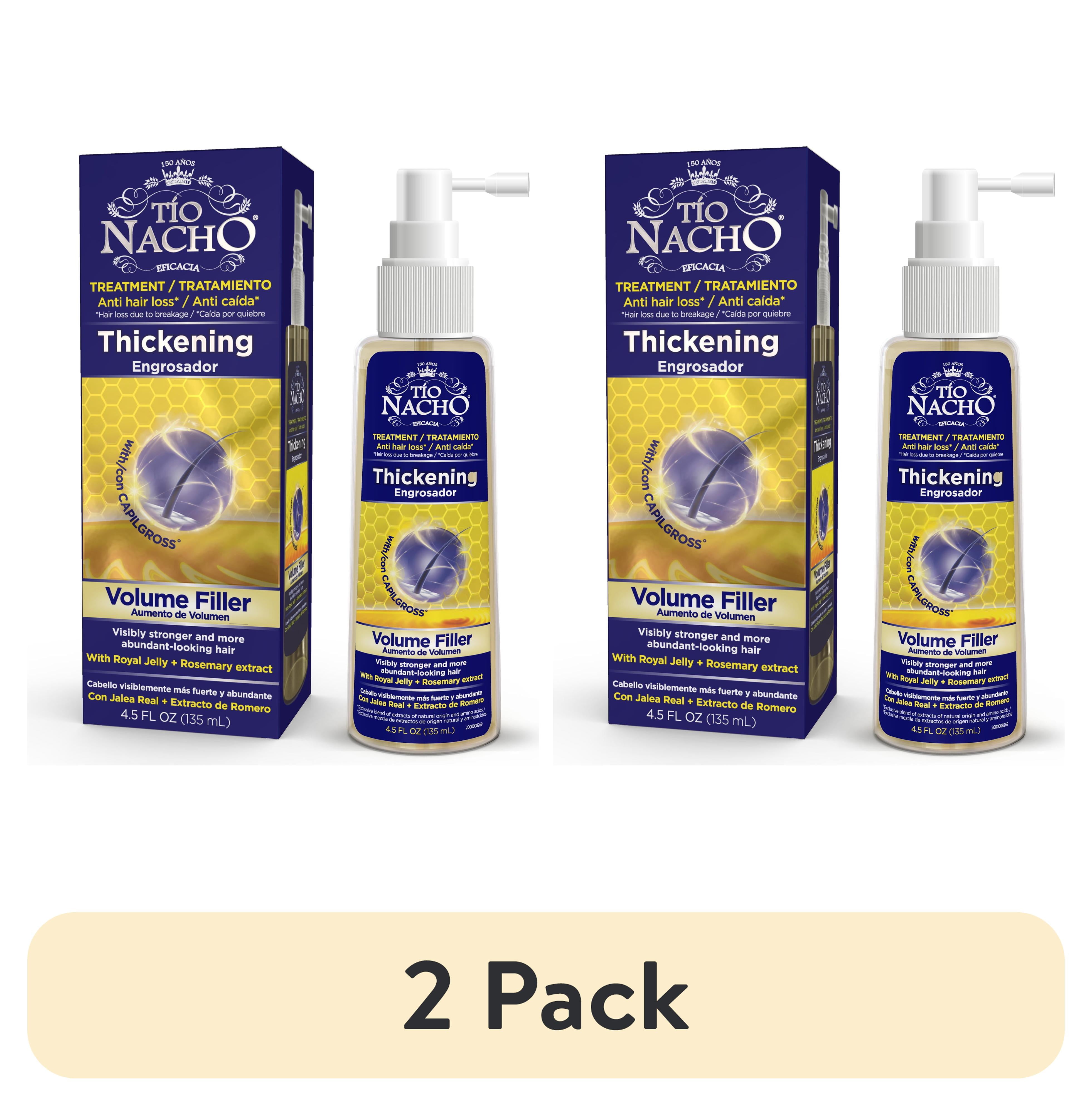 (2 pack) Tio Nacho Volume Thickening Treatment with Royal Jelly + Rosemary Extract, All Hair Types, 4.5 fl oz