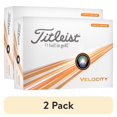 thumbnail image 1 of (2 pack) Titleist Velocity Golf Balls, 12pk, Matte Orange, 1 of 8