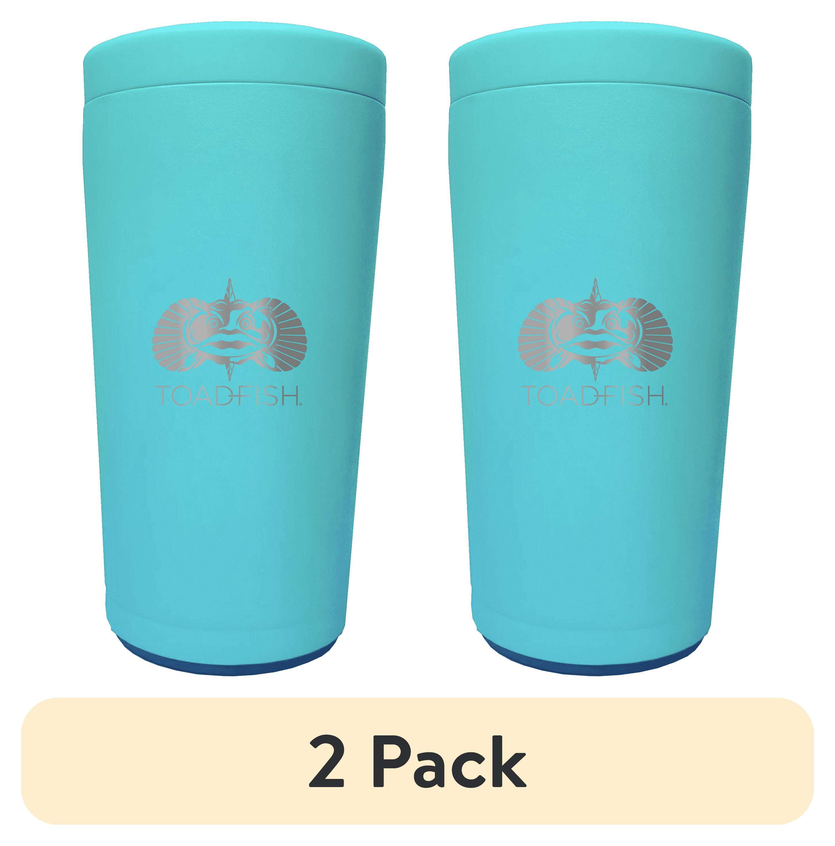 Toadfish Can Cooler Drink Sleeve Teal, Suction Cup Holders, Keeps