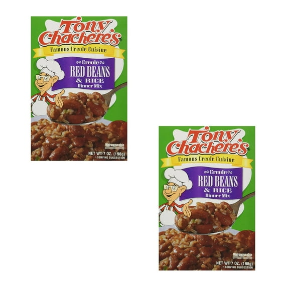 (2 pack) Tony Chachere Rice Dinner Mix, Red Beans and Rice