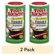 (2 pack) Tony Chachere's, Cajun, Creole, Original Seasoning, 17 oz, Shelf Stable, Nut Free, No MSG