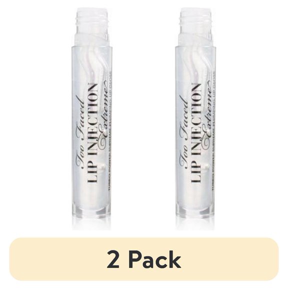 (2 pack) Too Faced Cosmetics Lip Injection Extreme, 0.14 oz