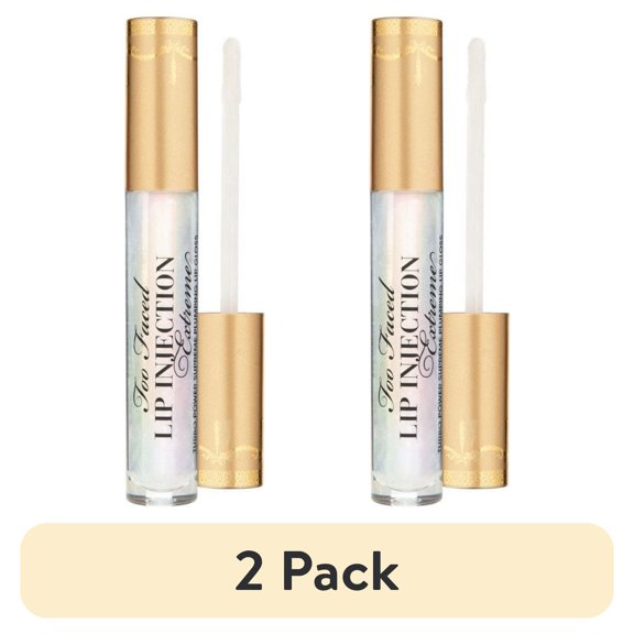 (2 pack) Too Faced Cosmetics Lip Injection Extreme, 0.14 oz