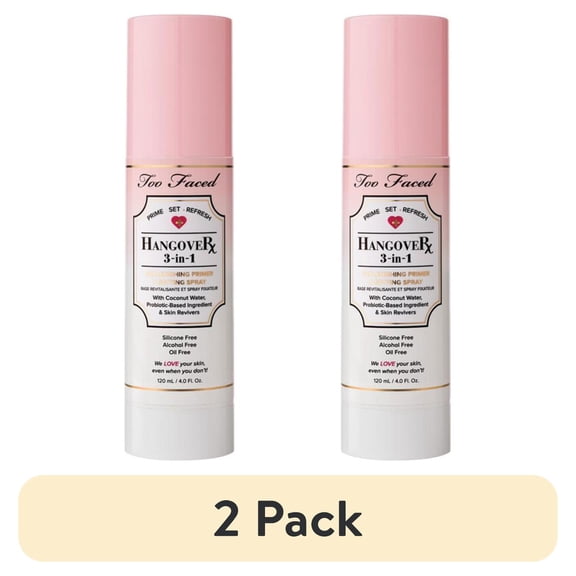 (2 pack) Too Faced Hangover 3-in-1 Setting Spray 120ml