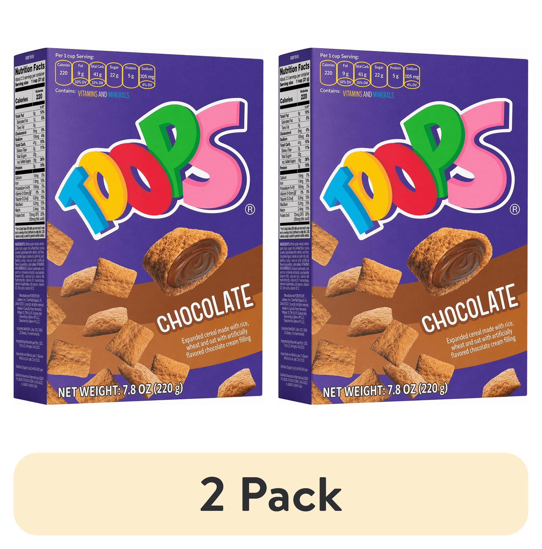 (2 pack) Toops Chocolate Cereal, 7.8 oz - Walmart.com