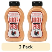 (2 pack) Top Secret Recipes Burger Secret Spread (like In-N-Out Sauce) - for Burgers, Sandwiches & Wraps - New 11 oz Bottle