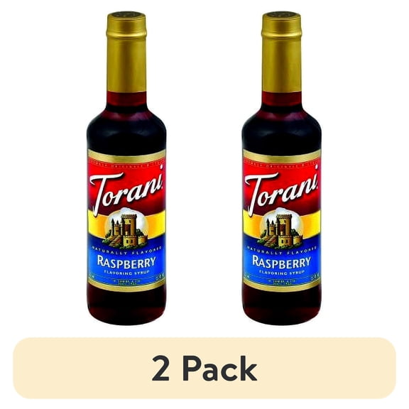 (2 pack) Torani Raspberry Flavoring Syrup, 12.7 oz