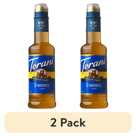 (2 pack) Torani Sugar Free S’mores Flavoring Syrup, 12.7 oz