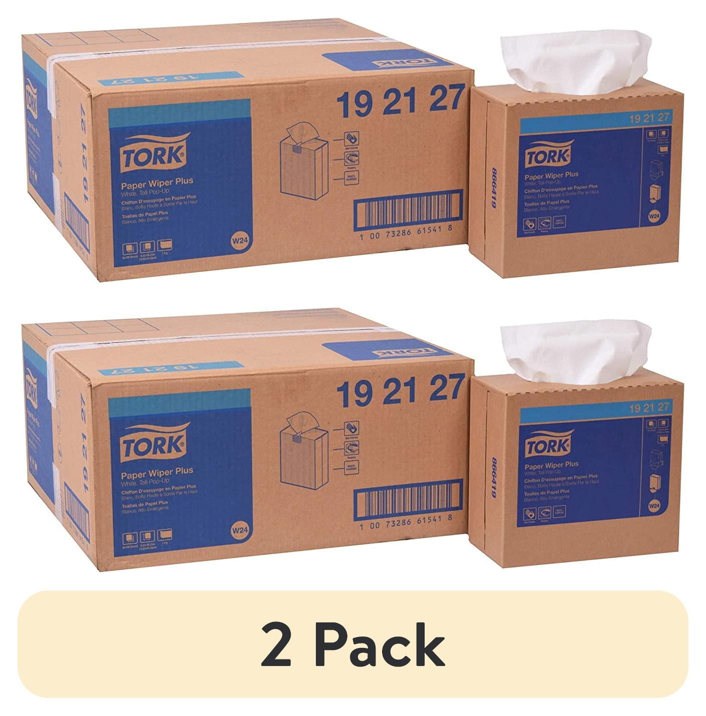 トップス LINEN/PAPER/WOOLWASHEDTWILLWPOCKETSHIRTS Tork 192127 Wiper Plus 100 Sheets Per Case Paper Towels with