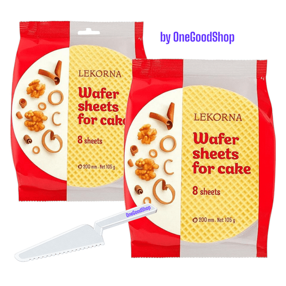 2 pack Tort Wafers "Classic" by Lekorna