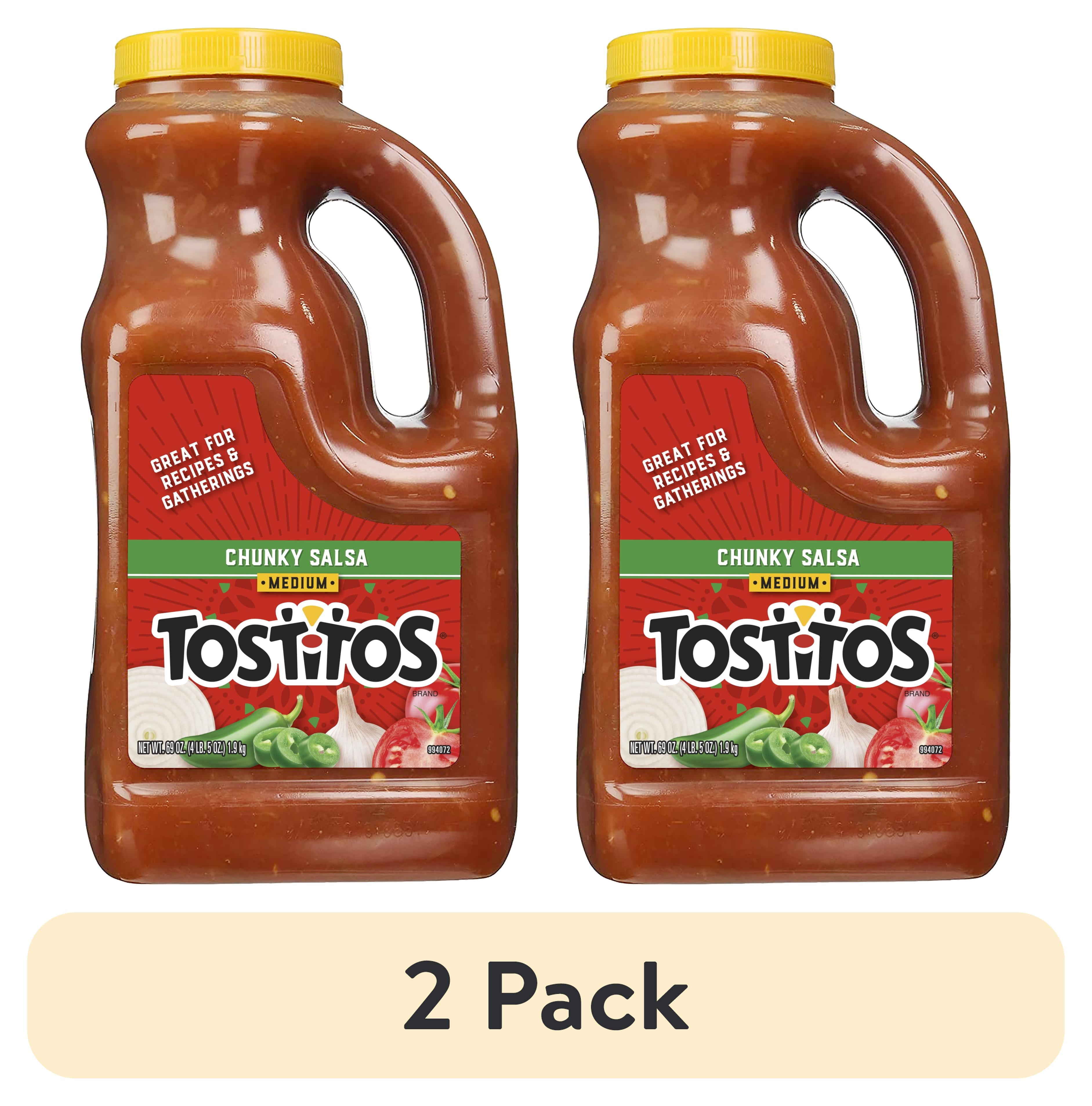 2 pack) Tostitos Medium Chunky Salsa, 69 oz - Walmart.com