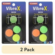 (2 pack) Tourna VibreX Vibration Dampeners Neon Mix (Neon Green | Neon Orange | Neon Yellow)