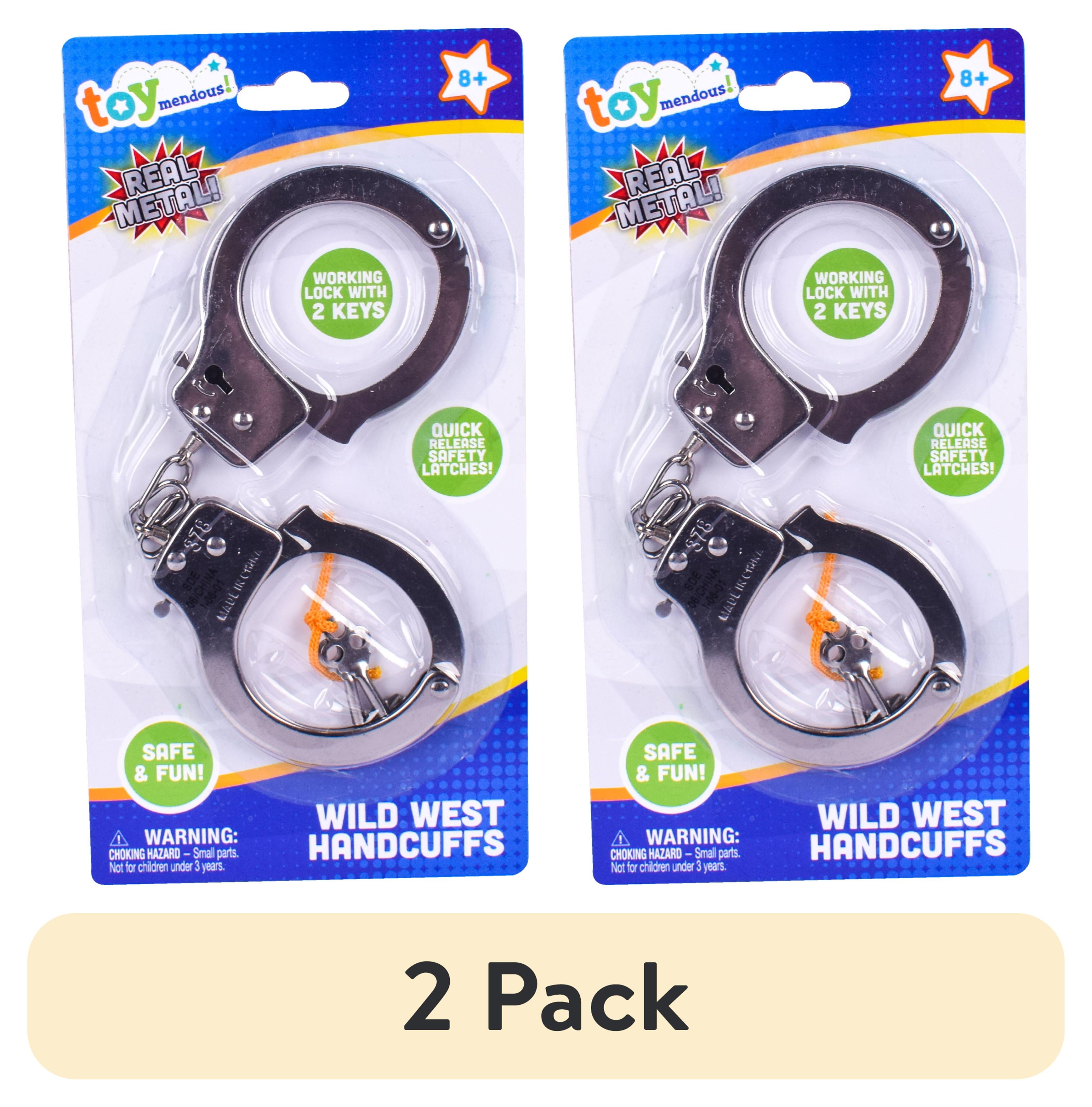 2 pack) Toymendous Handcuffs Toy, Elementary School Toys for