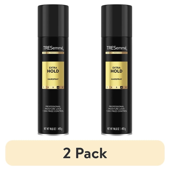(2 pack) TRESemmé Extra Hold Hairspray with 24H Hold and Frizz Control, 14.6 oz