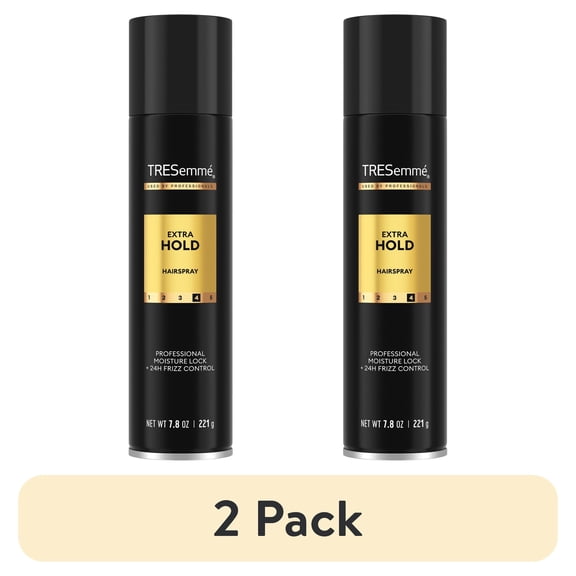 (2 pack) TRESemmé Extra Hold Hairspray For 24-Hour Frizz Control with Pro Lock Tech, 7.8 oz