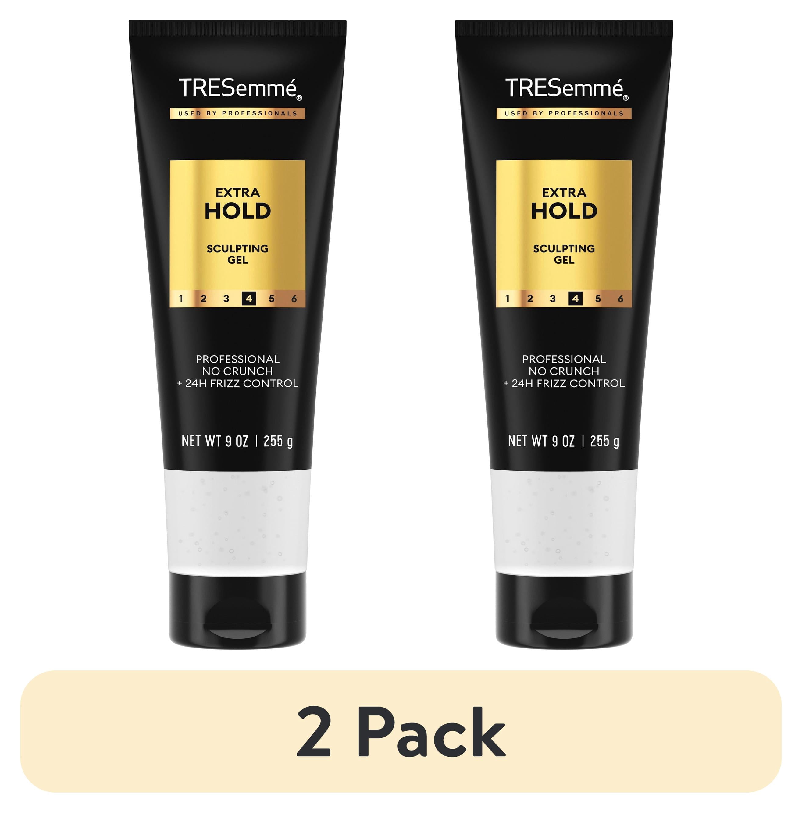 (2 pack) TRESemmé Extra Hold Hair Gel for Curly & Textured Hair, Alcohol‑Free, 9 oz