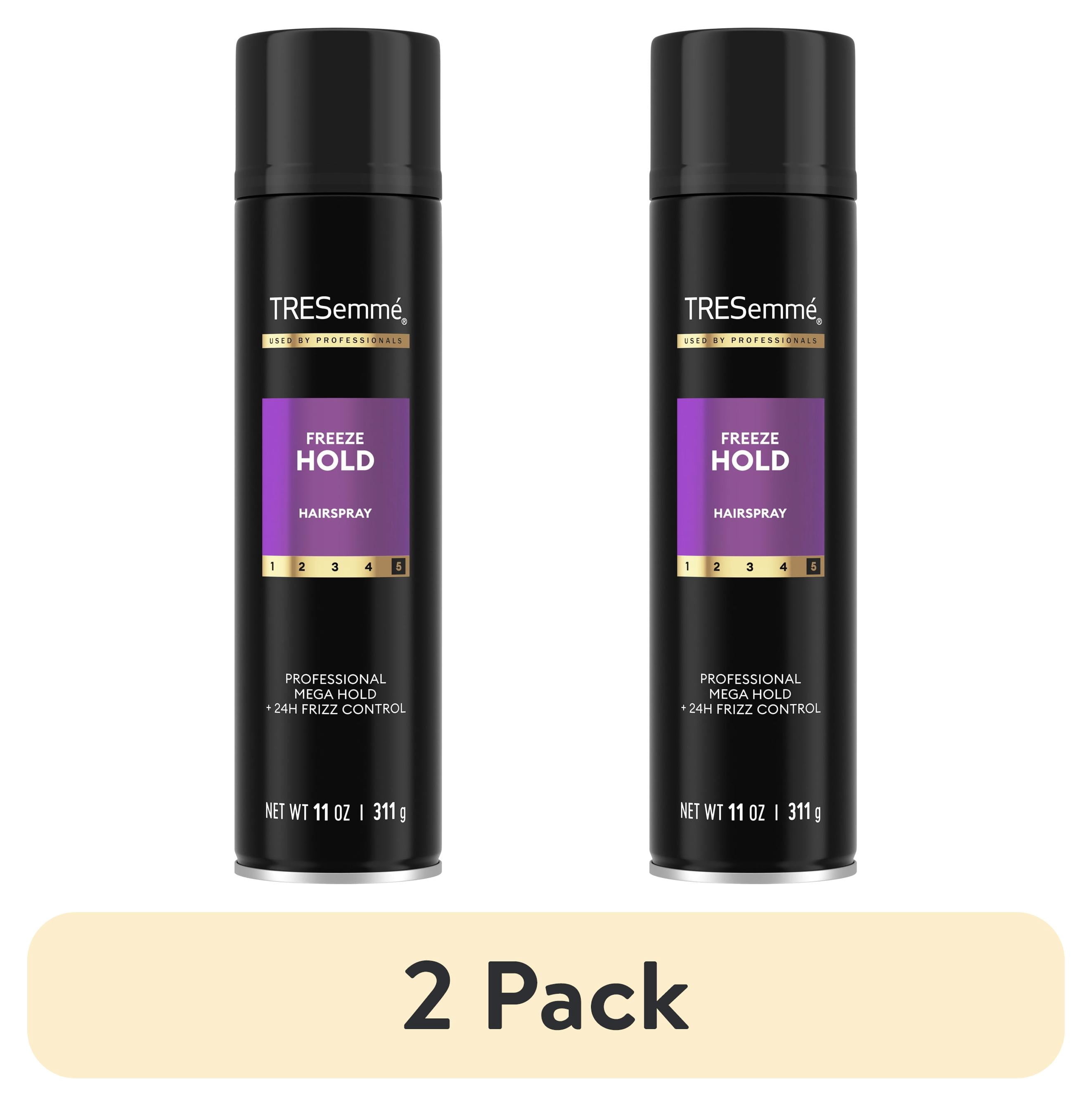 (2 pack) Tresemme Hairspray Freeze Hold for 24-Hour Frizz Control and All-Day Humidity Resistance, 11 oz