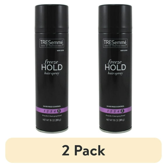 (2 pack) Tresemme Hairspray Freeze Hold for 24-Hour Frizz Control and All-Day Humidity Resistance, 11 oz