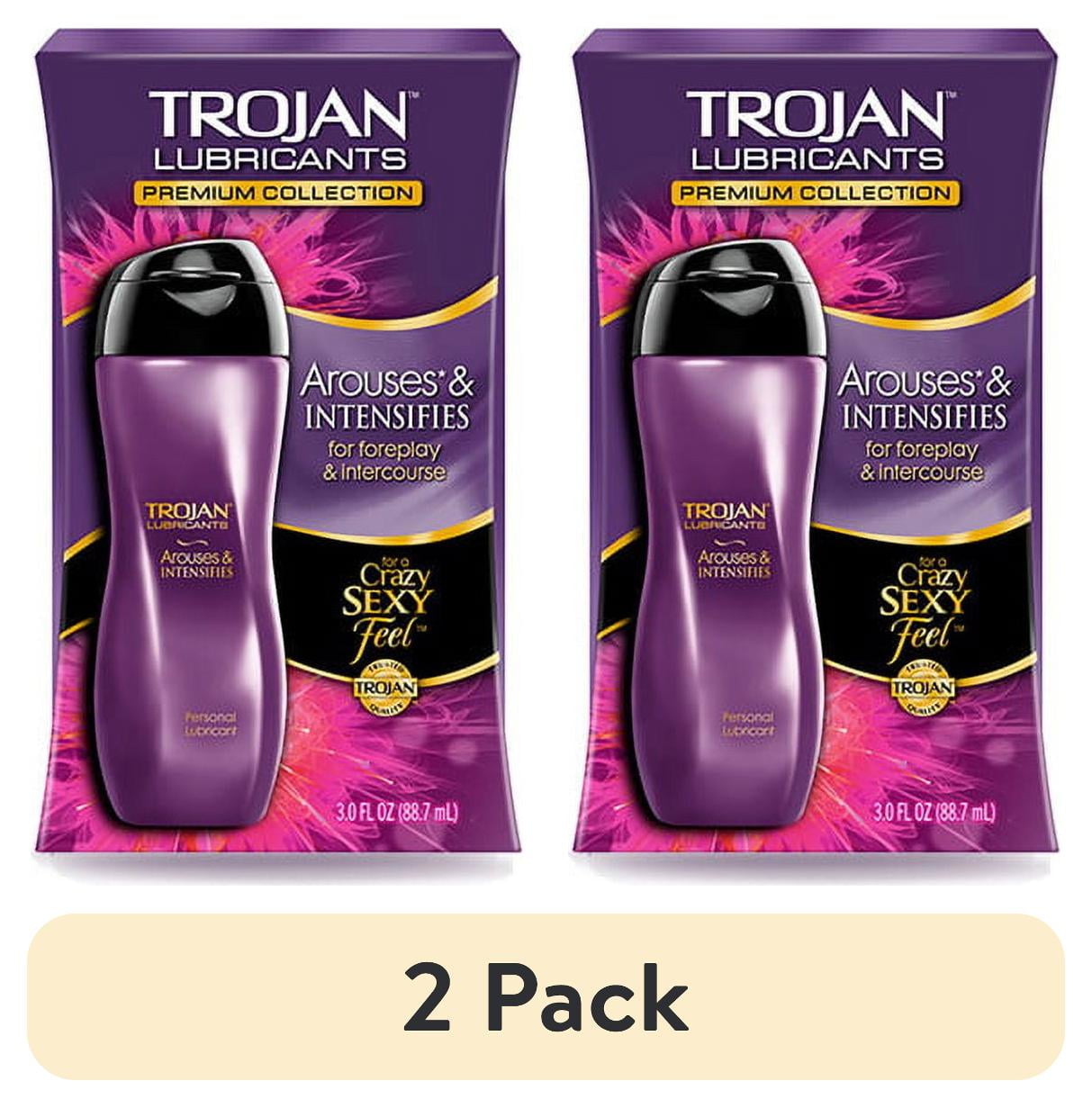 2 pack) Trojan Personal Lubricant, Arouses And Intensifies - 3 Oz -  Walmart.com