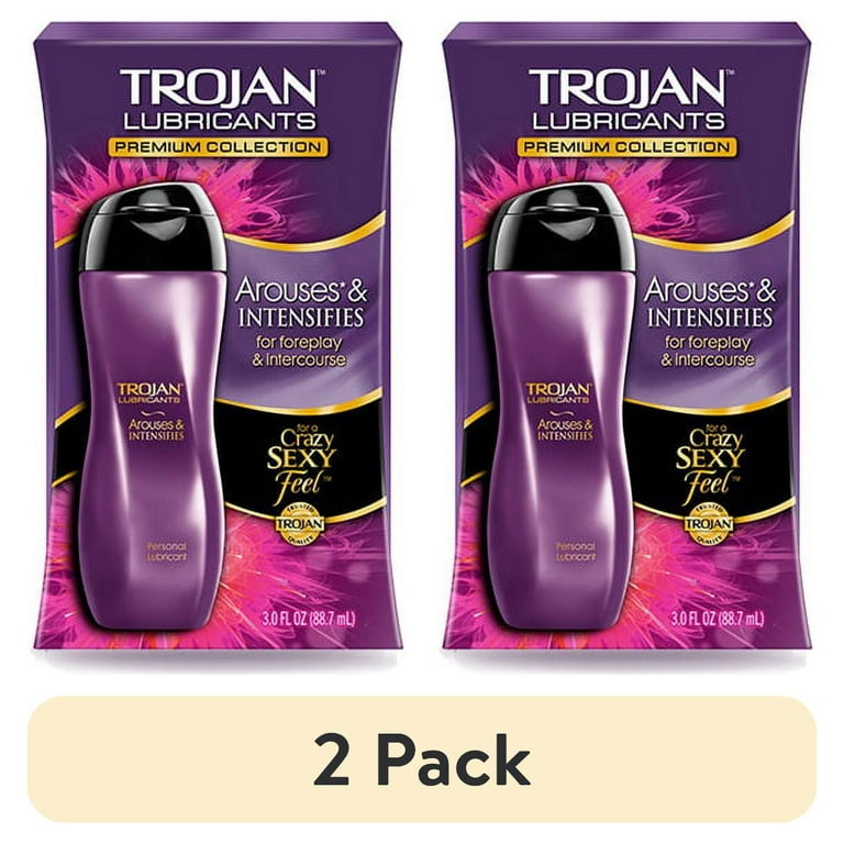 2 pack) Trojan Personal Lubricant, Arouses And Intensifies - 3 Oz