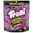 thumbnail image 1 of 2 pack Trolli Sour Brite Crawlers, Very Berry, Sour Gummy Worms, 28.8 Ounce Resealable Bag, 1 of 5