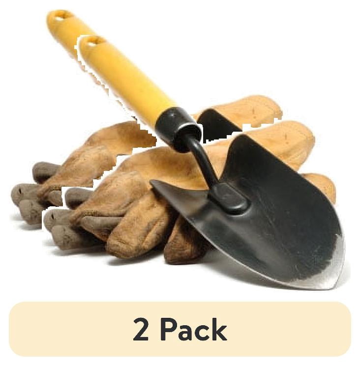 (2 pack) Trowel Metal Durable Contoured Handle Comfortable Grip, Trowel