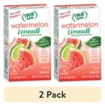 thumbnail image 1 of (2 pack) True Lime Watermelon Limeade Drink Mix Powder, No Artificial Sweeteners, 1.06 oz.Packet, 10 Count Box, 1 of 12