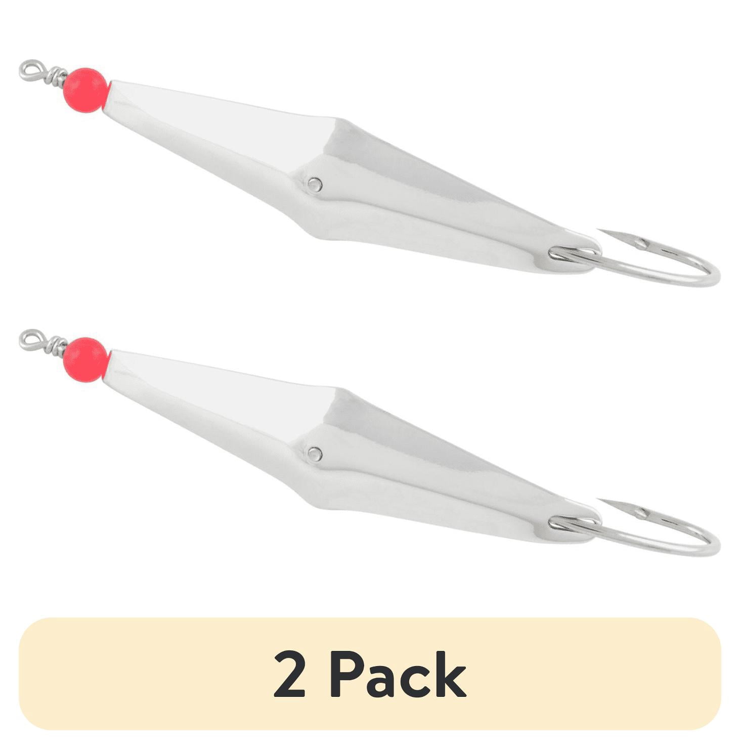(2 pack) Tsunami Sea Spoon Fishing Lure 2 in Size 2/0 with Red Bead.