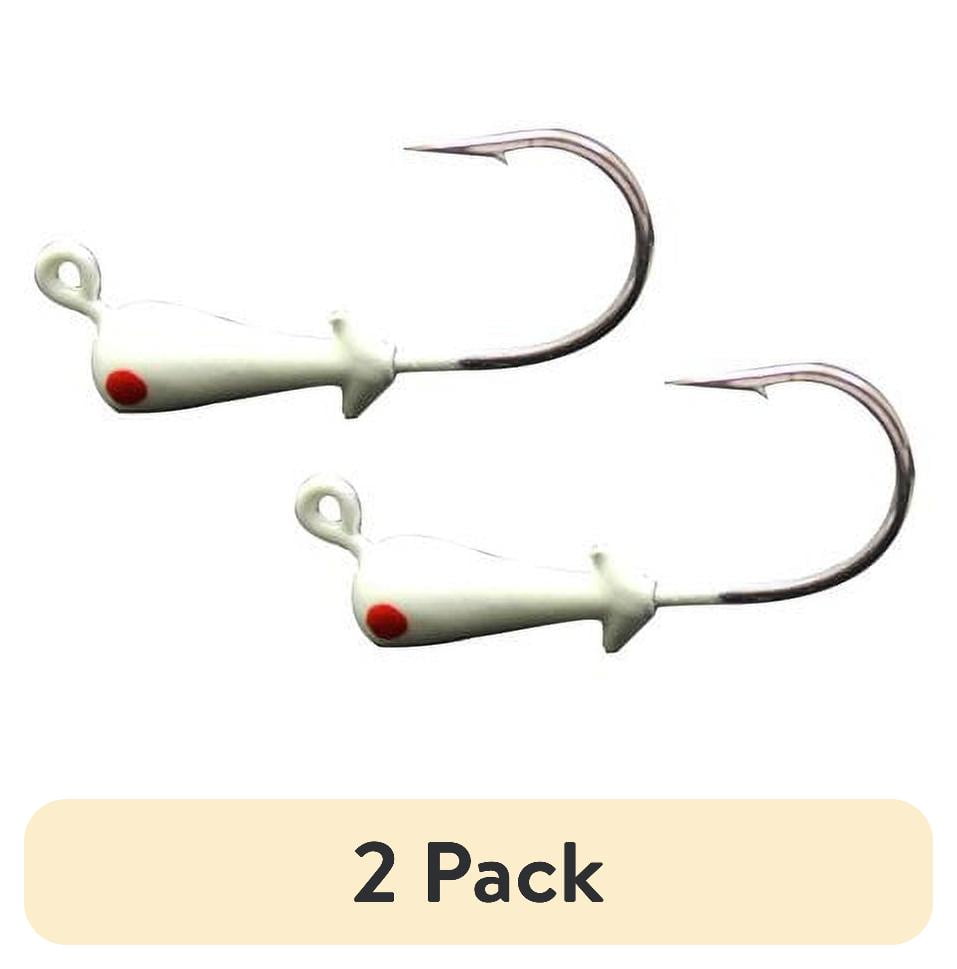(2 pack) Tsunami Boxing Glove Jig Head Fishing Lure 1/4 oz. – White