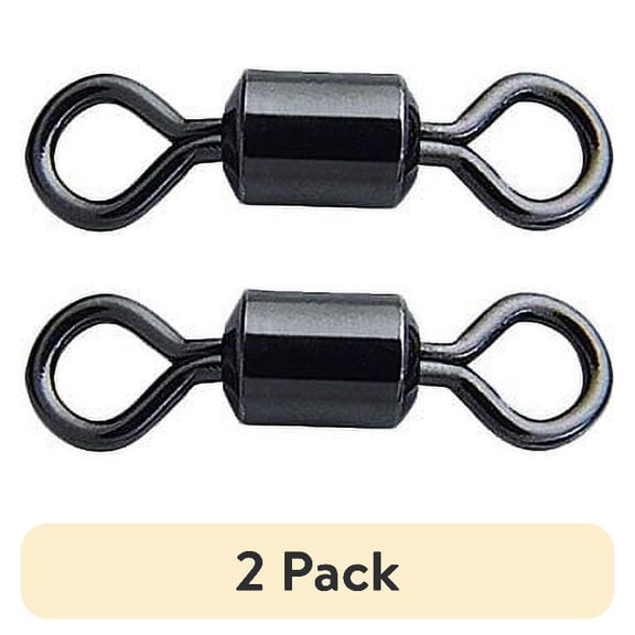 (2 pack) Tsunami Pro 100 lb Test Barrel Swivels for Saltwater Fishing, Stainless Steel, 30-Pack