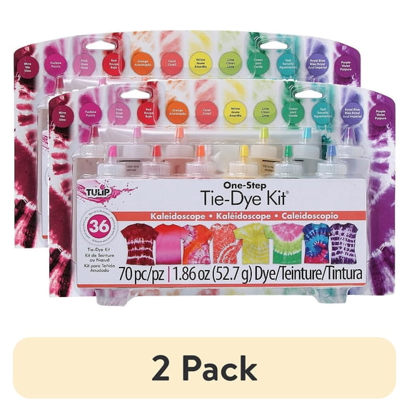 (2 pack) Tulip One-Step Kaleidoscope Tie-Dye Kit