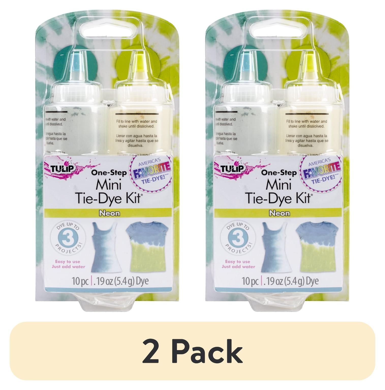 Tulip One-Step Mini Tie-Dye Kit-Neon - Walmart.com
