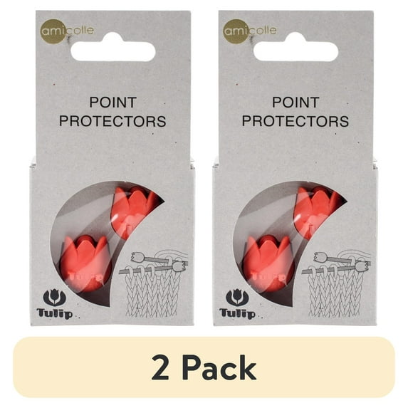 (2 pack) Tulip Point Protectors-Orange/Large
