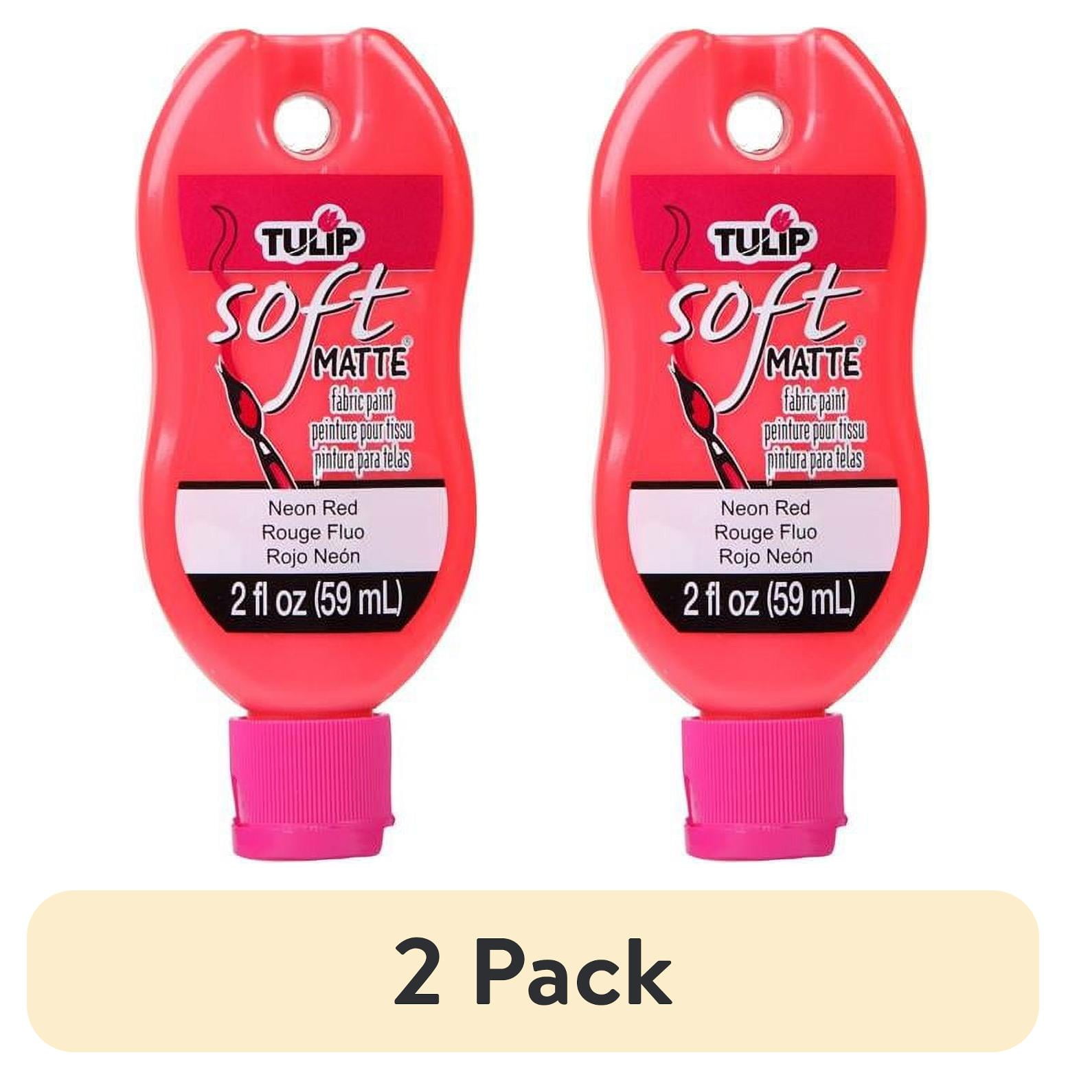 (2 pack) Tulip Soft Matte Fabric Paint, 2oz