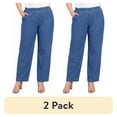 Turtle Pack (2 pack) Turtle Bay New York Women's Lightweight Pull-On Stretch Denim ...