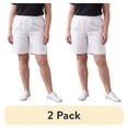 thumbnail image 1 of (2 pack) Turtle Bay New York Womens Lightweight Pull On Twill Shorts Elastic Waist, Plus Sizes, 1 of 11